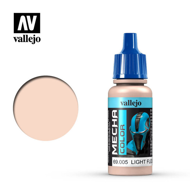 VLJ69005 - Vallejo - Mecha Color: Light Flesh - 17mL Bottle - Acrylic /  Water Based - Flat
