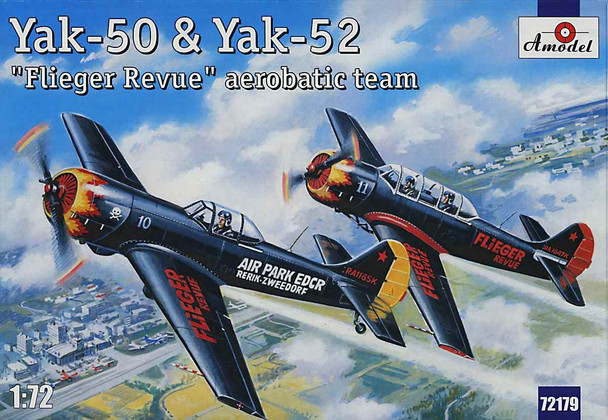 AMO72179 - Amodel - 1/72 Yak-50 & Yak-52 Flieger Revue