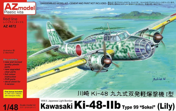 AZM4872 - AZ Models - 1/48 Kawasaki Ki-48-IIb Type 99 'Sokei'