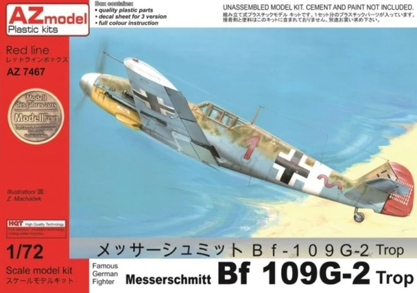 AZM7467 - AZ Models - 1/72 Bf 109G-2 Trop
