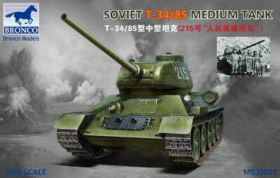 BROMB32001 - Bronco - 1/32 T-34/85