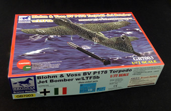 BROGB7003 - Bronco - 1/72 Blohm & Voss BV P178 w/ LTF5b Torpedo
