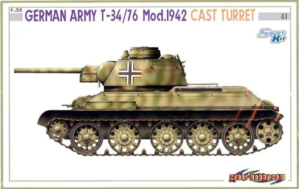 CYB6486 - Cyber Hobby - 1/35 German T-34/76 Mod.1942 Cast Turret