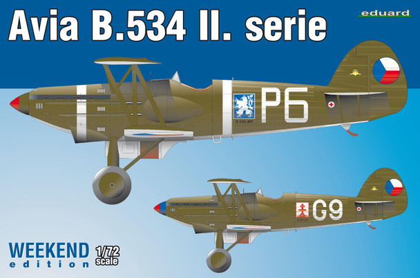 EDU7448 - Eduard - 1/72 Avia B.534 II.series [Weekend Ed]