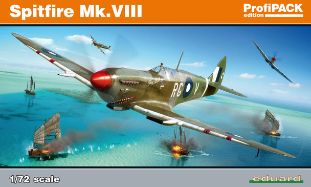 EDU70128 - Eduard - 1/72 Spitfire Mk.VIII [Profipack Ed.]