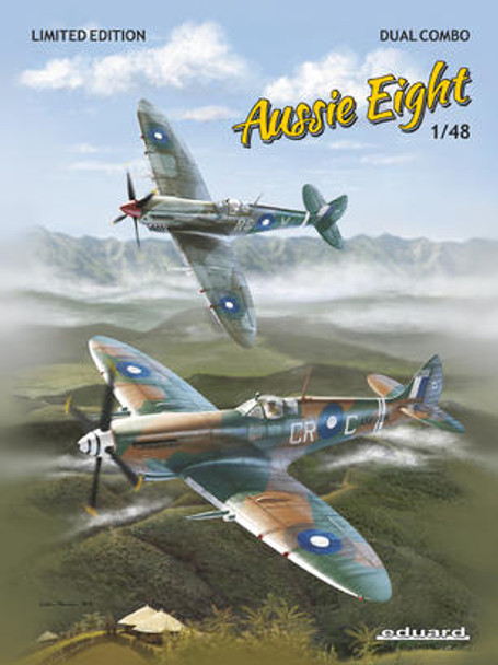 EDU1188 - Eduard - 1/48 Aussie Eight; Spitfire Mk.VIII Ltd (dual combo; with book)