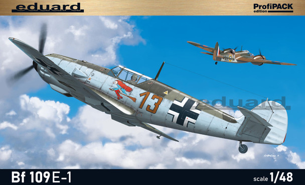 EDU8261 - Eduard 1/48 Bf109E-1 ProfiPACK