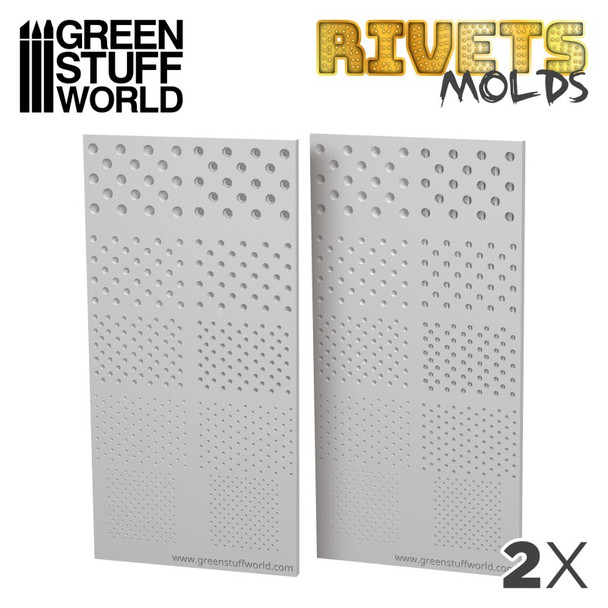 GSW1268 - Green Stuff World Rivet Molds