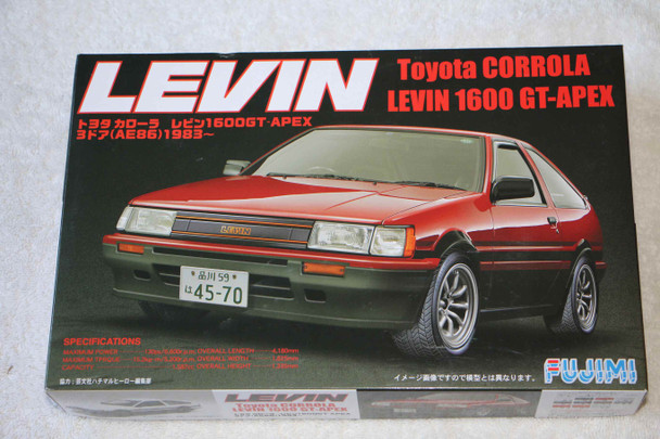 FUJ03865 - Fujimi - 1/24 Toyota Corrola Levin 1600 GT-Apex AE86 1983