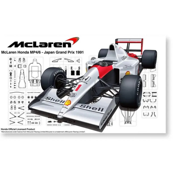 Fujimi 1/20 McLaren Honda MP4/6 - 1991 Japan Grand Prix