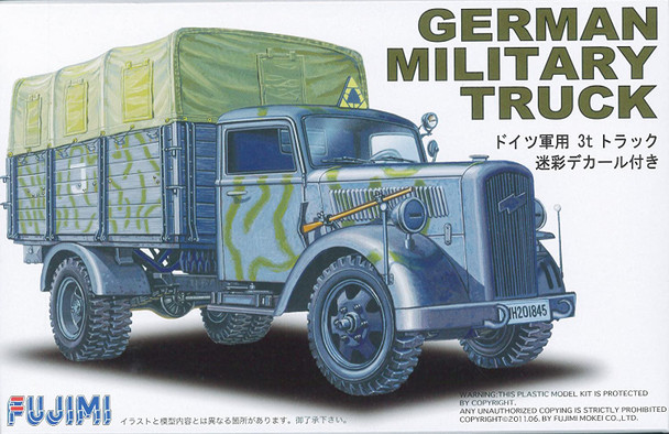 FUJ722276 - Fujimi 1/72 German Military Truck