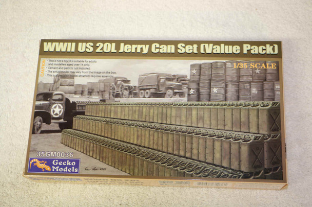 GEC35GM0036 - Gecko Models - 1/35 WWII US 20L Jerry Can Set