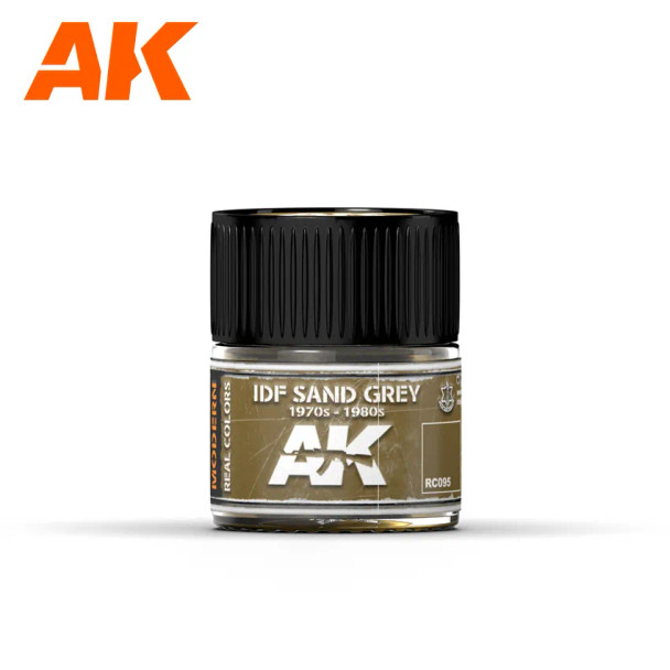 AKIRC095 - AK Interactive Real Color IDF Sand Grey 1970S-1980S 10ml