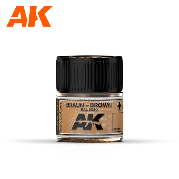 AKIRC069 - AK Interactive Real Color Braun Brown Ral 8020 10ml