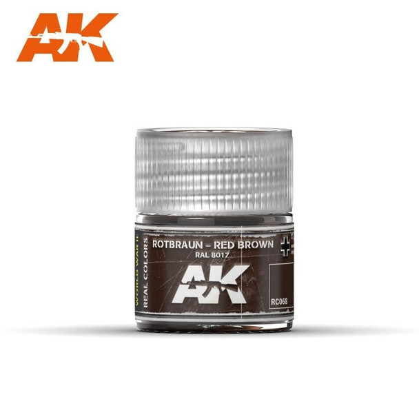 AKIRC068 - AK Interactive Real Color Rotbraun RAL8017 10ml
