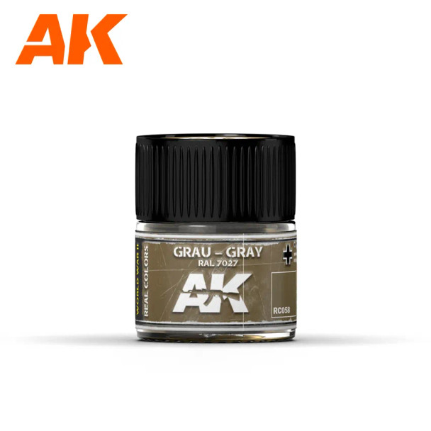 AKIRC058 - AK Interactive Real Color Grau Gray Ral 7027 10ml