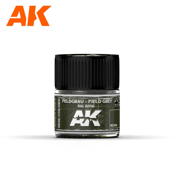 AKIRC048 - AK Interactive Real Color Field Grey Ral 6006 10ml