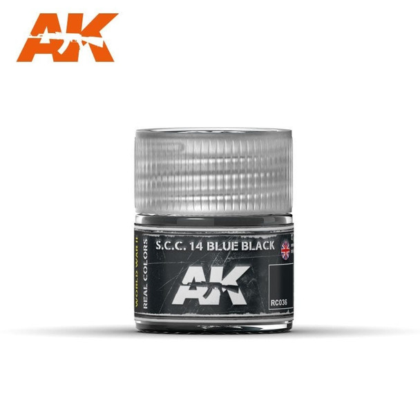 AKIRC036 - AK Interactive Real Color SCC14 Blue Black 10ml
