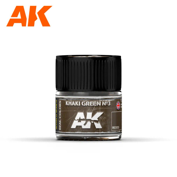AKIRC033 - AK Interactive Real Color Khaki Green N3 10ml