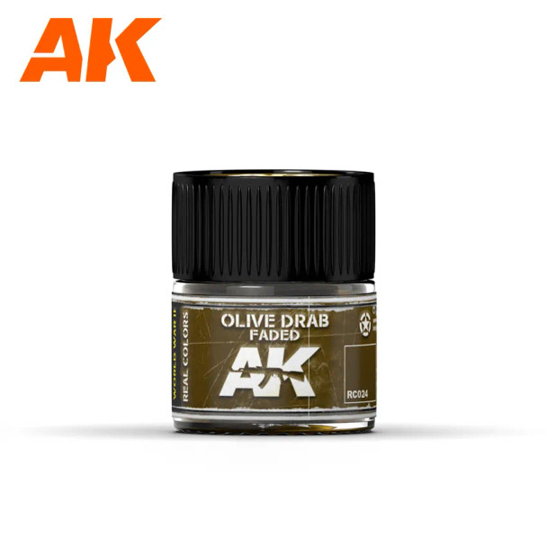 AKIRC024 - AK Interactive Real Color Olive Drab Faded 10ml