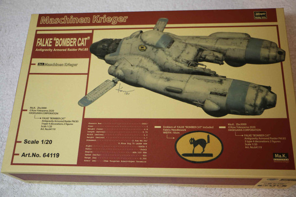 HAS64119 - Hasegawa - Machinen Krieger Falke Bomber Cat" Antigravity Armored Raider Pkf.85"