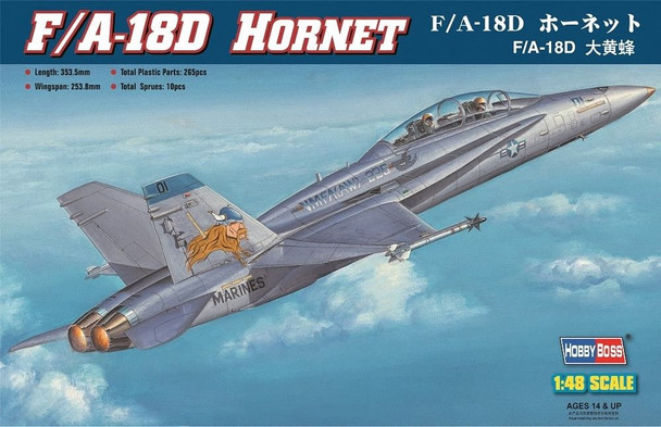 HBB80322 - Hobbyboss - 1/48 F/A-18D Hornet