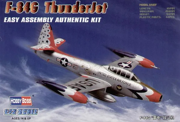 Hobbyboss 1/72 F-84G Thunderjet Easy Assembly Kit