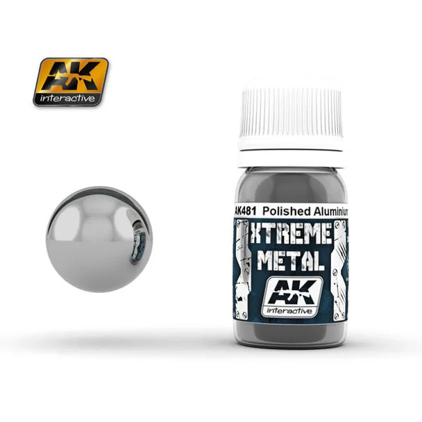 AKIAK481 - AK Interactive Xtreme Metal: Polished Aluminum