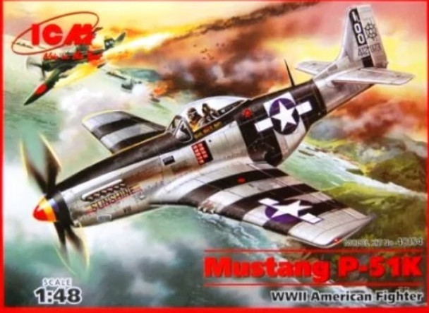 ICM48154 - ICM - 1/48 Mustang P-51K WWII American Fighter