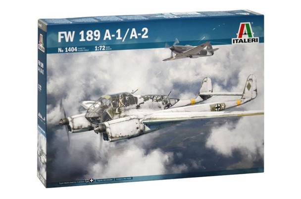 ITA1404 - Italeri - 1/72 Fw 189A-1/A-2 Uhu (Discontinued)