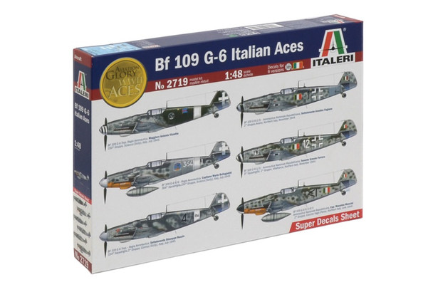 ITA2719 - Italeri - 1/48 Bf 109 G-6 Italian Aces (Discontinued)