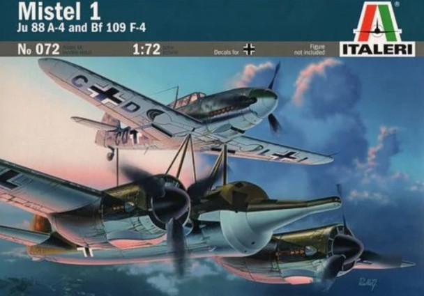 ITA072 - Italeri - 1/72 MISTEL 1 Ju-88 A4 w/ Bf109F (Discontinued)