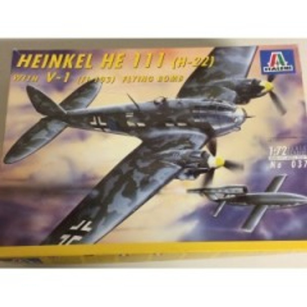 ITA037 - Italeri - 1/72 Heinkel HE111 (H-22) with V-1 (Fl-103) Flying Bomb (Discontinued)