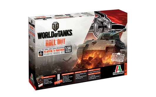 ITA56502 - Italeri - 1/56 Pz.Kpfw.V Panther World of Tanks Special (Discontinued)