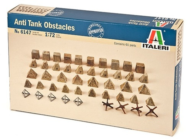 ITA6147 - Italeri 1/72 Anti Tank Obstacles