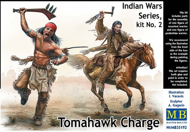 MBL35192 - Master Box - 1/35 'Tomahawk Charge' (Indian Wars #2)