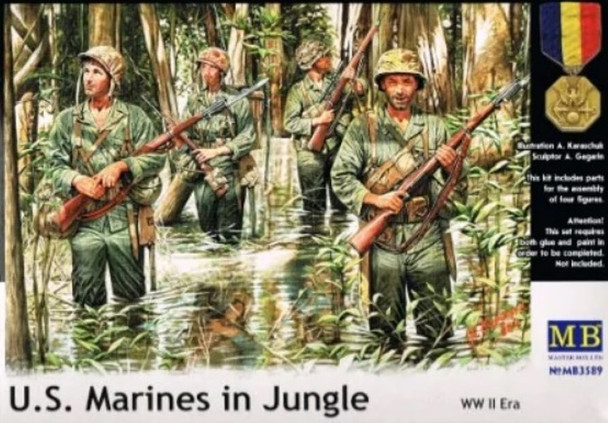 Master Box 1/35 WWII US Marines in the Jungle