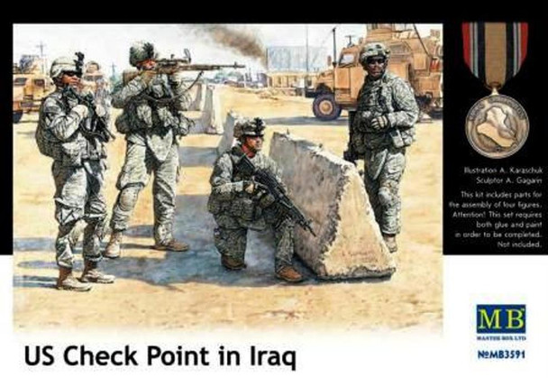 MBL3591 - Master Box - 1/35 US Check Point in Iraq