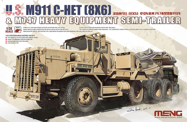 MENSS013 - Meng - 1/35 Oshkosh M911 C-HET w/Trailer