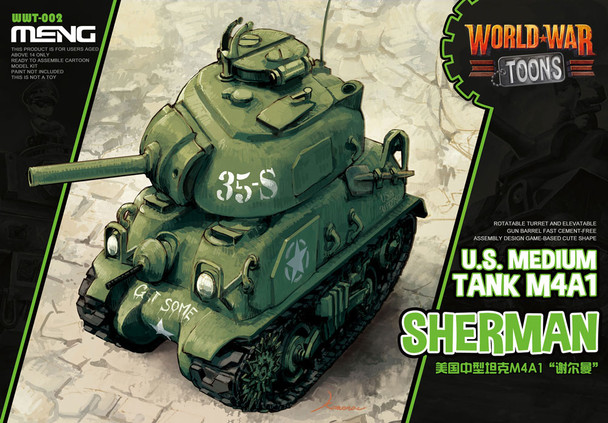 MENWWT-002 - Meng - Toon Tanks: M4 Sherman