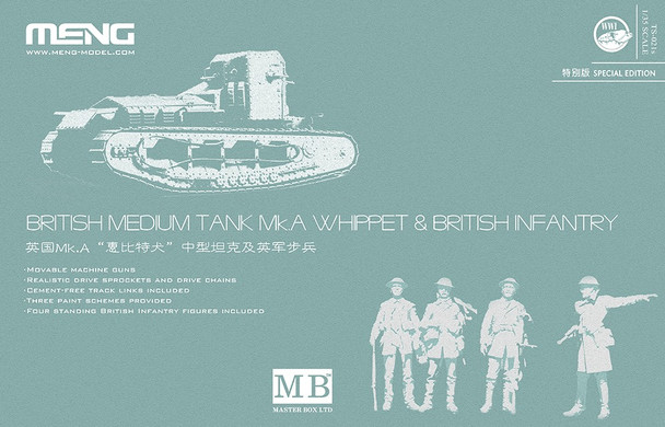 MENTS021S - Meng - 1/35 Mk.A Whippet Medium Tank Special Edition