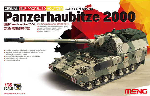 MENTS019 - Meng - 1/35 Panzerhaubitze 2000 w addon armour