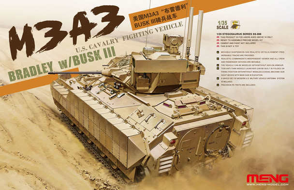 MENSS006 - Meng - 1/35 M3A3 Bradley w/BUSK III