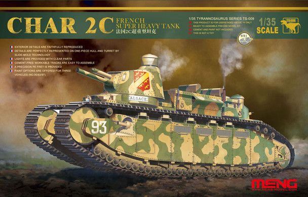 MENTS-009 - Meng - 1/35 Char 2C French Super Heavy Tank