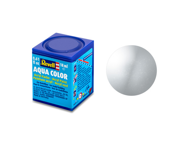 RAG36199 - Revell 18ml Acrylic Paint - Aqua Color: Aluminium Metallic