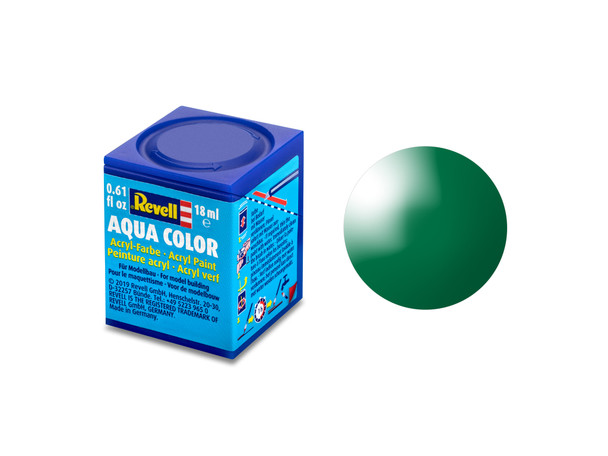 RAG36161 - Revell 18ml Acrylic Paint - Aqua Color: Emerald Green Gloss