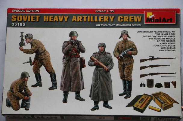 MIA35185 - MiniArt - 1/35 Soviet Heavy Arty. Crew