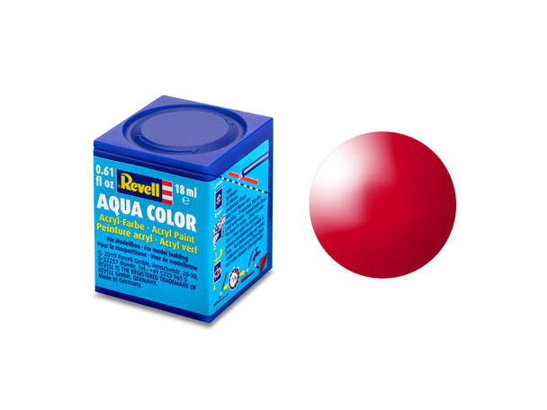RAG36134 - Revell 18ml Acrylic Paint - Aqua Color: Italian Red Gloss