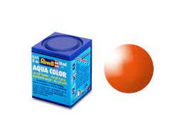 RAG36130 - Revell 18ml Acrylic Paint - Aqua Color: Orange Gloss