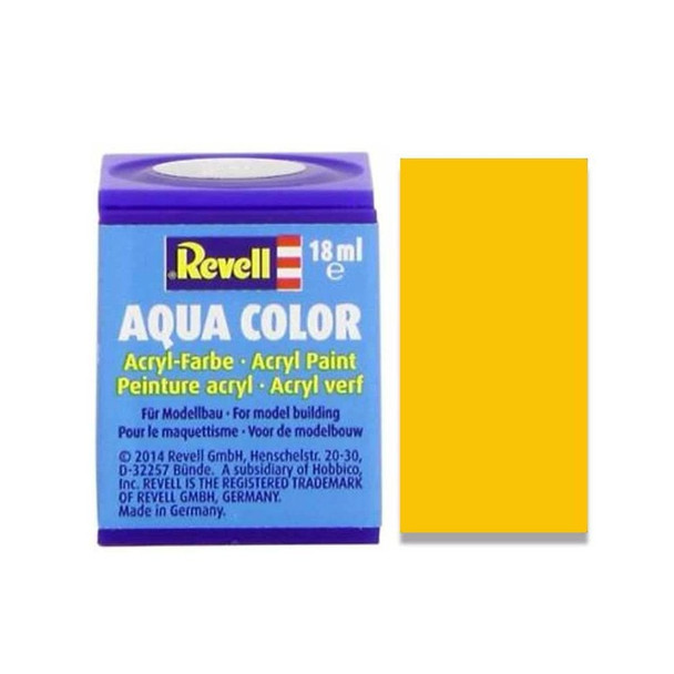 RAG36115 - Revell 18ml Acrylic Paint - Aqua Color: Yellow Matt